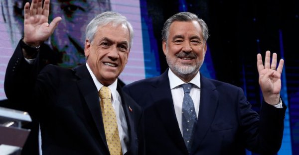 Resultados Servel con el 47% de los votos: 54% Piñera y 46% Guillier