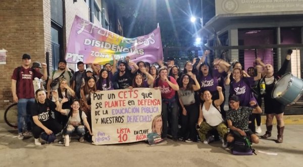 Pan y Rosas/En Clave Roja en el Frente de Izquierda Unidad junto independientes ingresa al CETS