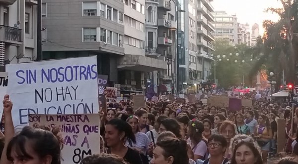 Las mujeres coparon las calles del país