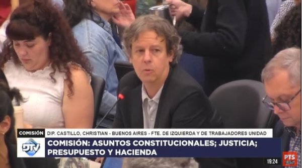 Christian Castillo: "La agenda en Diputados está totalmente de espaldas a la población" 