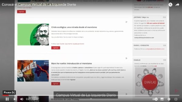 ¿Ya conocés el Campus Virtual de La Izquierda Diario?