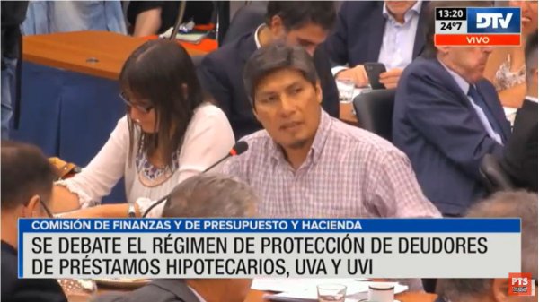 Vilca por Créditos UVA: "¿Por qué los bancos tienen que ganar y especular a costa de las familias?"