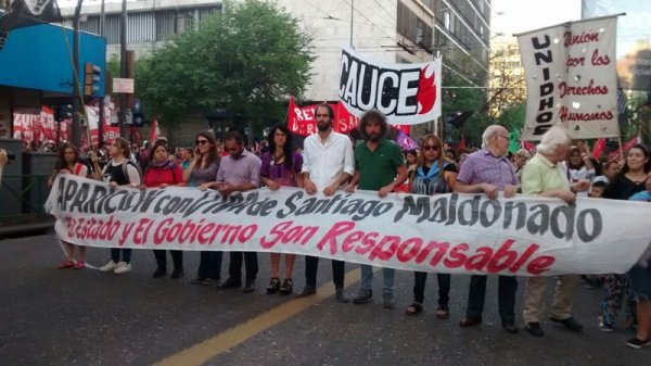 Santiago Maldonado: importante movilización en Córdoba