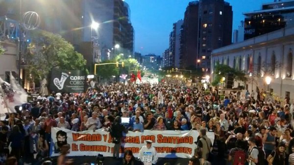 Más de 40.000 personas exigieron en Córdoba Justicia por Santiago Maldonado