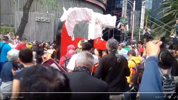 Justicia para Pasta de Conchos: colocan antimonumento