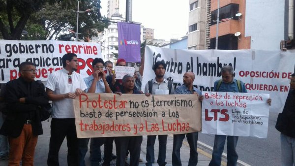 (VIDEO) Protestaron contra la represión a los trabajadores y las luchas