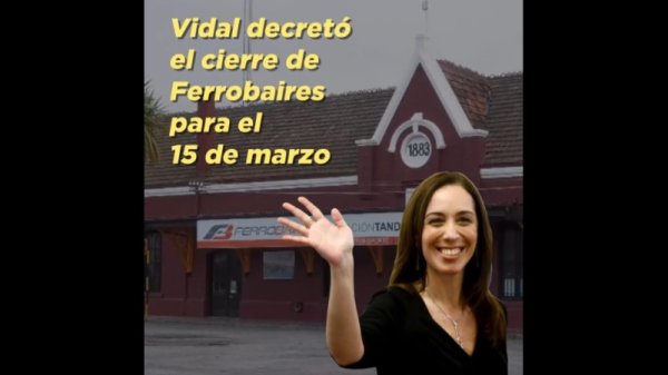 [Video] Al cerrar Ferrobaires, Vidal dejará decenas de localidades sin tren 