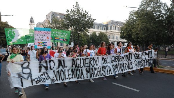 8M: mujeres y diversidades movilizan contra el ajuste del Gobierno y el FMI