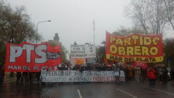 Mar del Plata se movilizó a dos meses de la desaparición de Maldonado