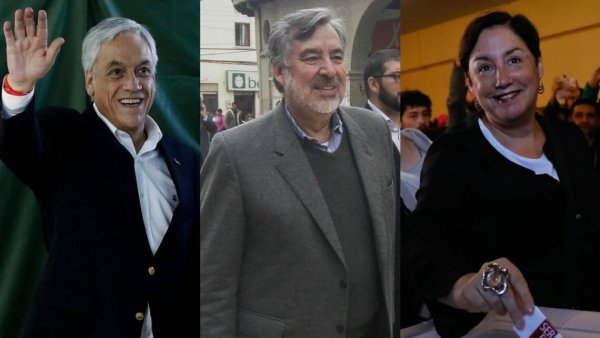 Cadem: Piñera liderando, Guillier de segundo y Sánchez retrocediendo