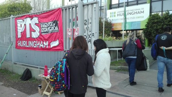 El Frente de Izquierda da pelea en las elecciones de la Universidad de Hurlingham