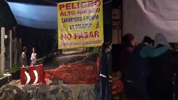 Pobladores de Xochimilco cierran carretera a Tulyehualco