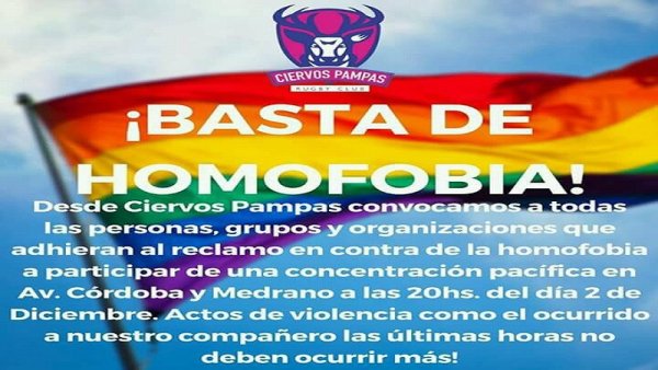 Brutal ataque a joven homosexual: basta de discriminación