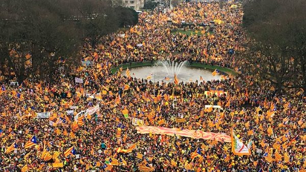 Masiva movilización independentista en… Bélgica