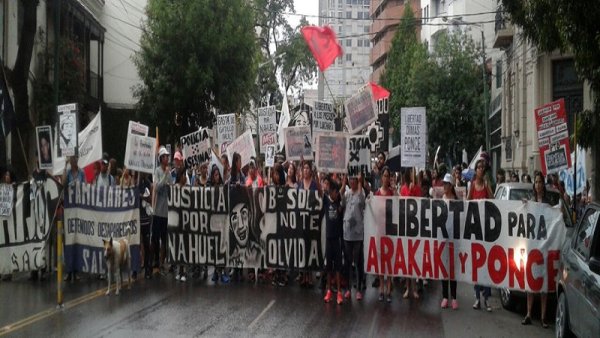 Salta se movilizó por la libertad de los luchadores presos y justicia por Nahuel Salvatierra