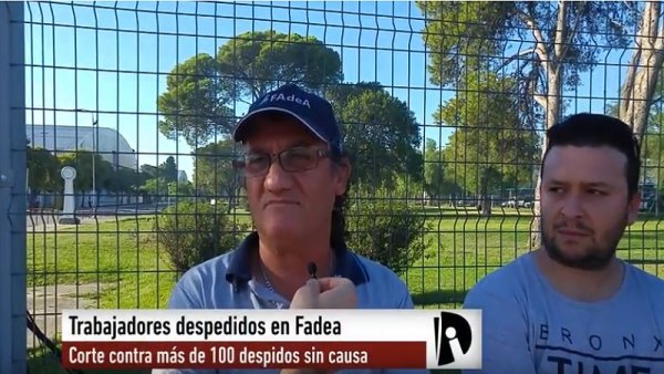 Corte de trabajadores de Fadea contra despidos injustificados (Video)