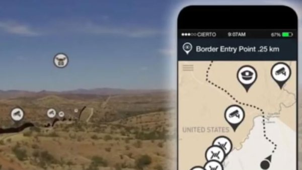 Esta aplicación ofrece ayudar a migrantes indocumentados a cruzar fronteras