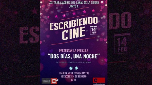 Cine gratis para exigir la reincorporación de los despedidos del Canal de la Ciudad