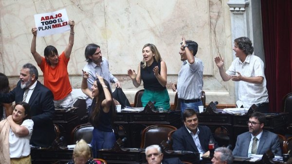 Derrota de Milei en el Congreso: repercusiones en los medios de la izquierda