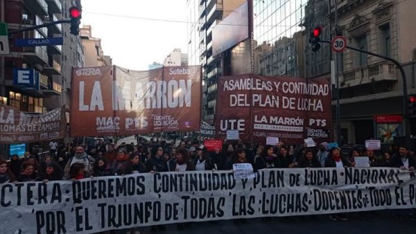 Solidaridad internacionalista con las movilizaciones docentes en Argentina 