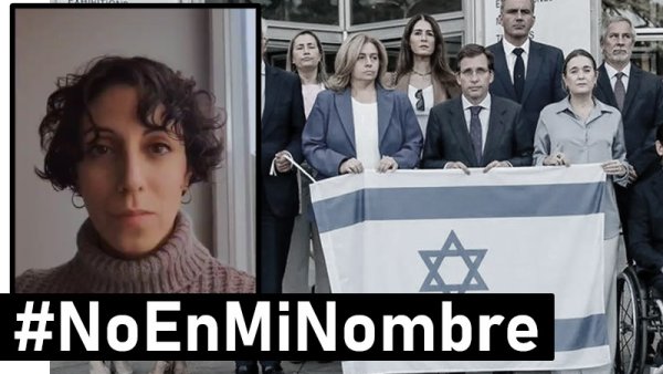 Lucía Nistal: "Las madrileñas no apoyamos otorgar medallas a Israel, ni a Leonor, queremos una Palestina Libre y el derecho a decidir"