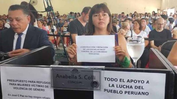 Anabela Colli: “Convocamos a todas las organizaciones y mujeres de la zona a concentrar en el Concejo Deliberante de José C. Paz ”