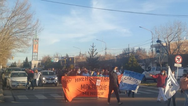 Malargüe: gran paro de trabajadores de la educación y marcha en unidad