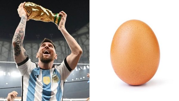 Messi destronó al “huevo récord” en Instagram y ahora tiene más likes