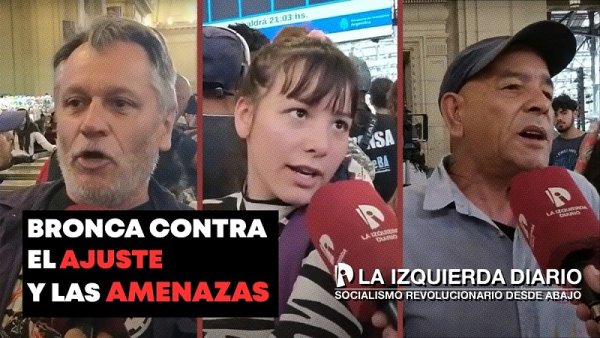 Bronca contra el ajuste y las amenazas: “¿Quién son ellos para decirme que me quede en mi casa?” 