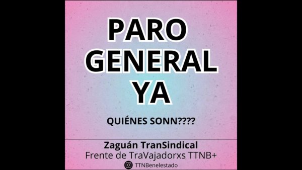 Asamblea de trabajadores travestis, trans y no binaries en el Estado exige un paro general