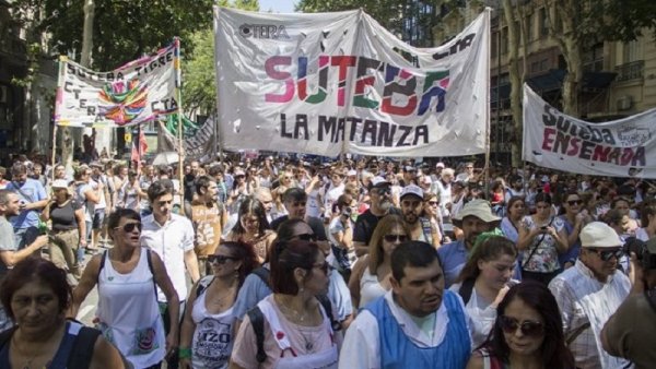 Provincia de Buenos Aires: masivo paro docente pese a los aprietes y boicot de Baradel