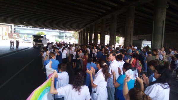 Hospital Posadas: nueva protesta tras rechazo del insuficiente acuerdo entre Gobierno y gremios