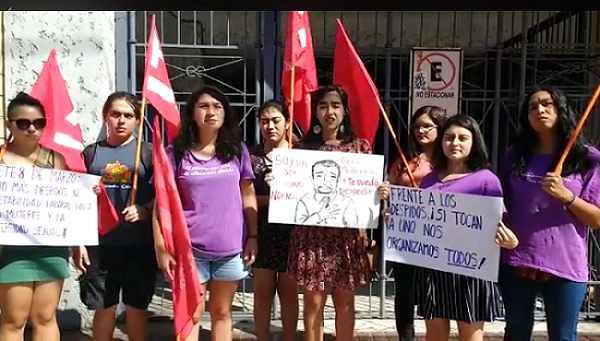 Estudiantes de Vencer solidarizan con trabajadores despedidos por organizarse