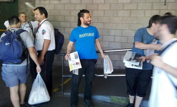 Los aeronáuticos del MAC agitaron con todo en Aeroparque