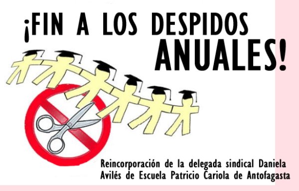 Levantemos una campaña contra los despidos masivos en profesores