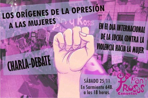 Taller en Cañuelas: Los orígenes de la opresión a las mujeres