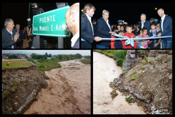 Concejales del PTS-FIT: “la obra que inauguró Gerardo Morales con el ministro Dietrich no resistió ni una crecida del río” 