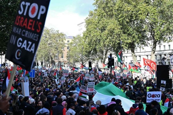 Más de 800.000 personas marchan en Inglaterra por Palestina