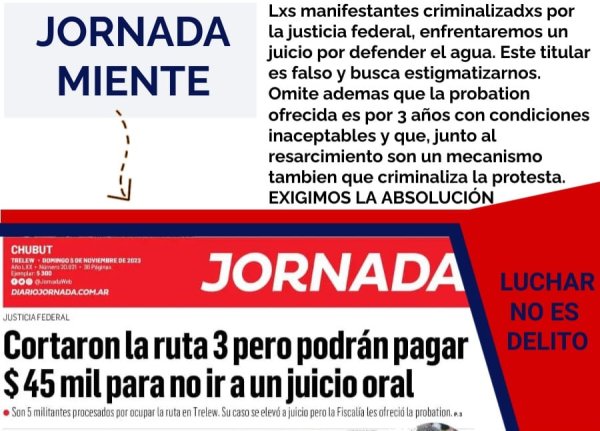 Comunicado de Prensa: "El Diario Jornada miente" 