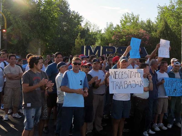 Los trabajadores de IMPSA continúan su plan de lucha ante la falta de respuesta de la empresa