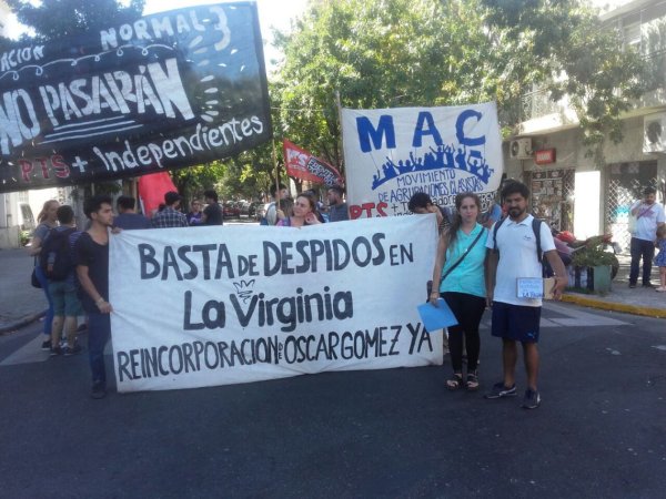 Corte frente al Ministerio de Trabajo Provincial por despidos en La Virginia