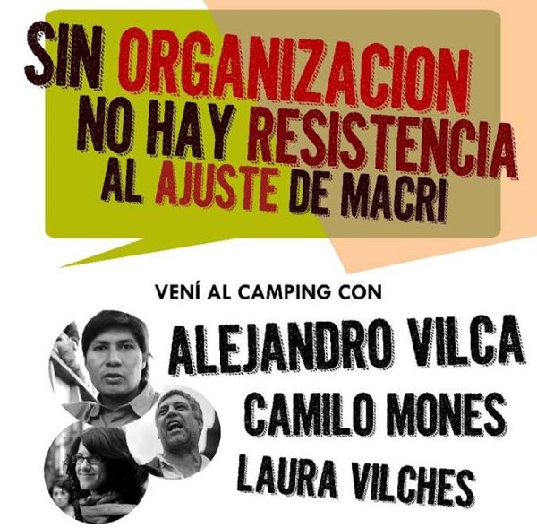 Camping del PTS en Córdoba: “Sin organización no hay resistencia al ajuste de Macri”