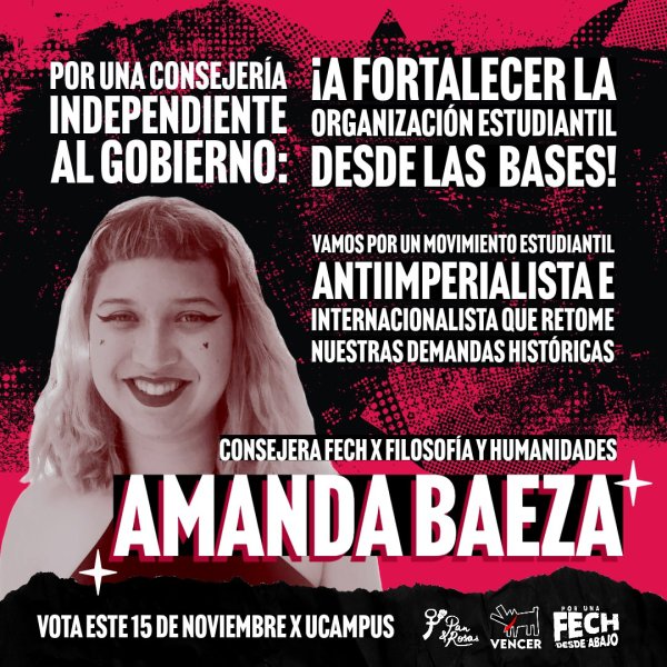 Amanda Baeza. ¿Por qué me presento al cargo de consejera FECh?