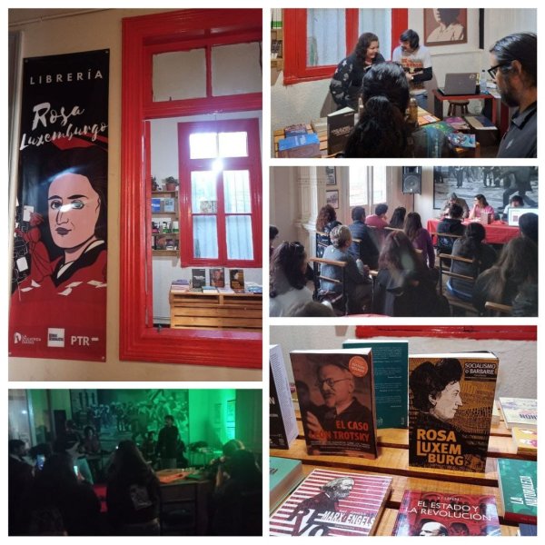 Exitoso lanzamiento de sala librería Rosa Luxemburgo en Casa Marx Valparaíso