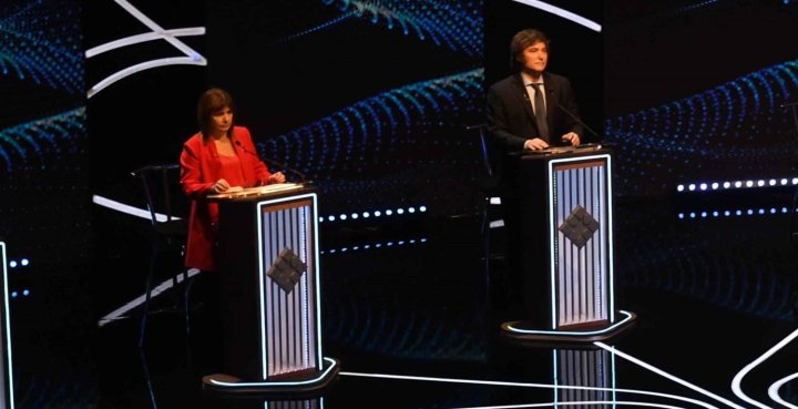 Patricia Bullrich y Javier Milei | Foto Camila Godoy - Télam