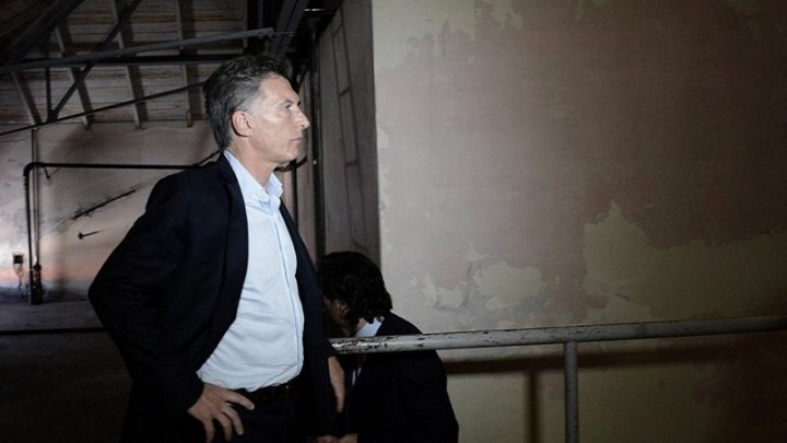 2017 - Mauricio Macri visita la ex ESMA