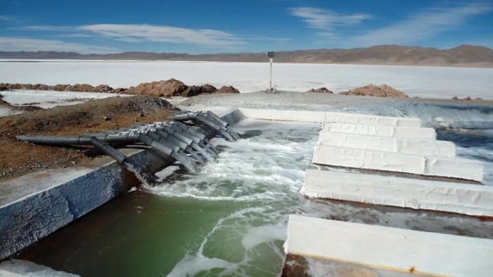 Uso del agua en la planta Olaroz de Cauchari