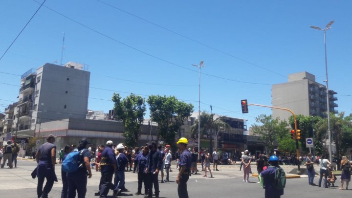 Protesta frente al Comando de Patrullas de Avellaneda