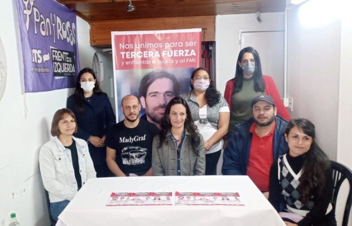 Candidatos del PTS Frente de Izquierda Unidad de Tigre.