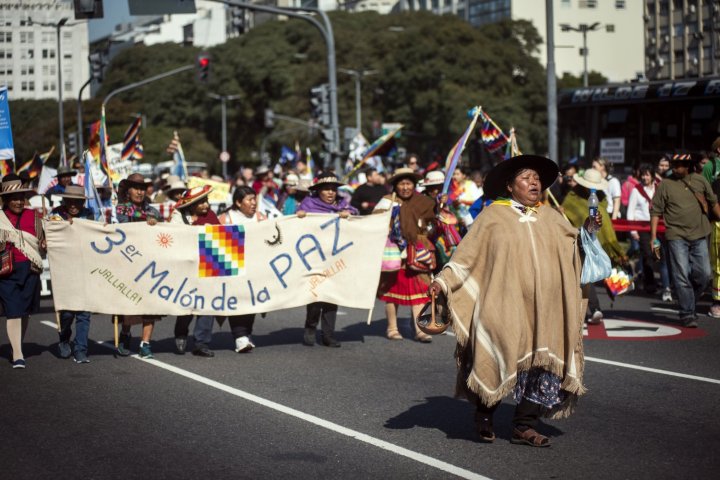 Tercer Malón de la paz en Buenos Aires. Agosto 2023